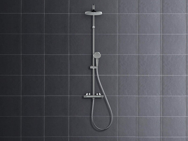 HANSGROHE VERNIS BLEND SHOWERPIPE 200, 1 JET, ECOSMART, TERMOSZTÁTTAL KRÓM