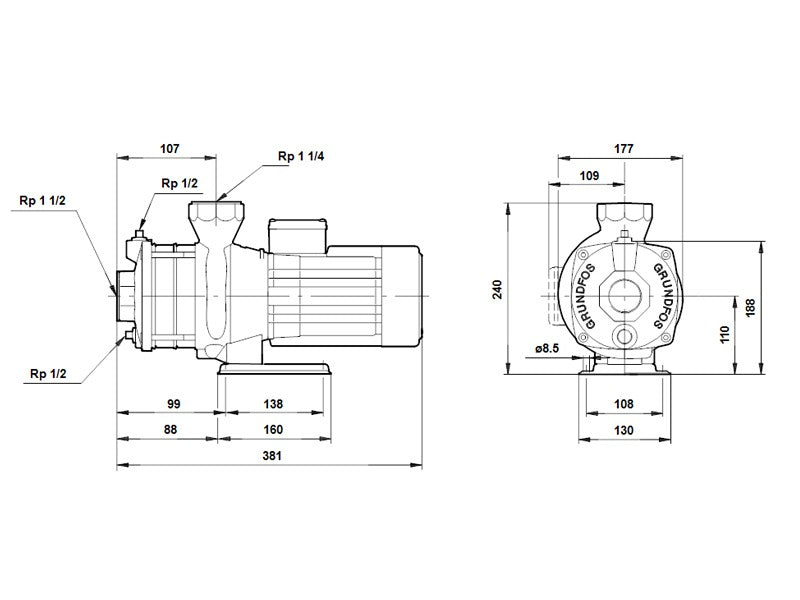 GRUNDFOS CH 8-40 SZIV  4N558020 !!