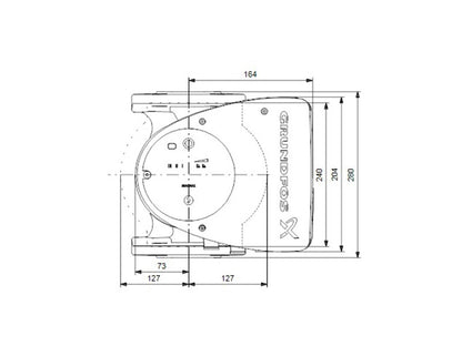 GRUNDFOS MAGNA1 50-120 F 280 1X230V PN6/10 KERINGETŐ SZIVATTYÚ