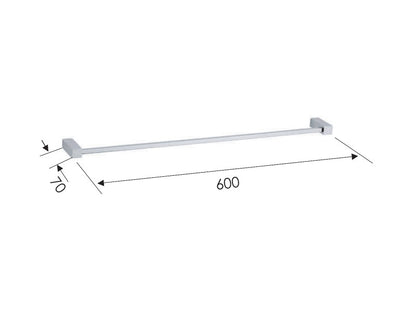 REMER SQUARE TÖRÖLKÖZŐTARTÓ 60 CM-ES