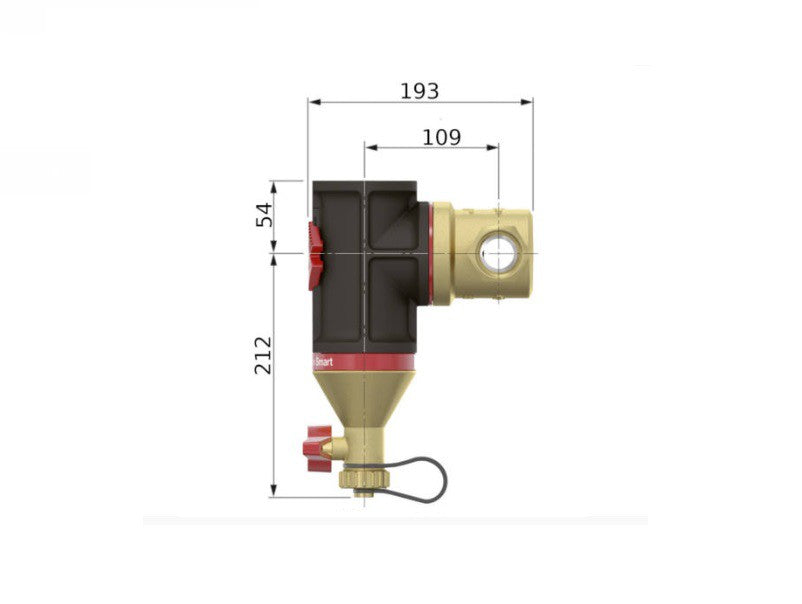 FLAMCO CLEAN SMART   6/4" MÁGNESES ISZAPLEVÁLASZTÓ