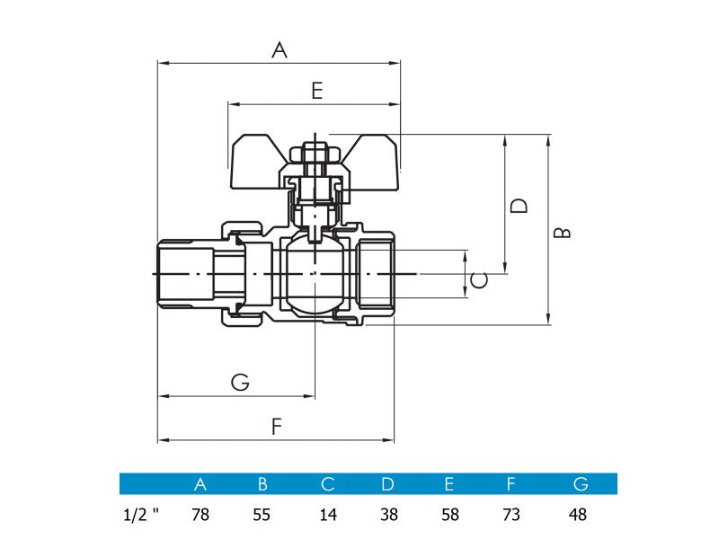 1/2" KB HOLL GOLYÓSCSAP REMER   10/120#
