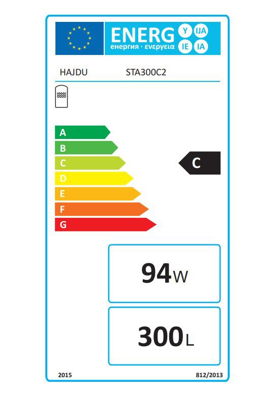 HAJDU STA300C2 SZTEA SOLAR TÁROLÓ 2 HŐCSERÉLŐ
