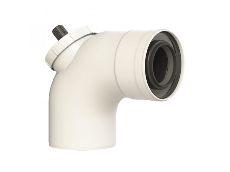 ALMEVA LIK  KÖNYÖK IDOM  KONC. 87° ELLENŐRZŐ+MÉRŐPONT 80/125   LIK-PPH/PPH