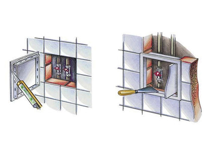 VENTS KÁDAJTÓ D150X150 MŰANYAG - FEHÉR