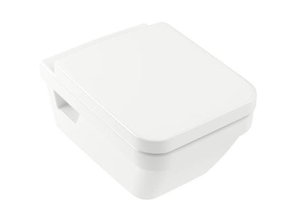 VILLEROY & BOCH ARCHITECTURA NÉGYSZÖG, HÁTSÓS, MÉLYÖBLÍTÉSŰ FALI WC + QUICKRELEASE ÜLŐKE