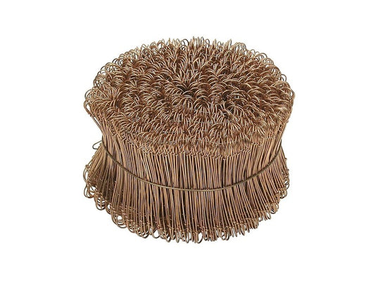 KÖTÖZŐDRÓT REZEZETT 1,1X140 MM  HEGESZTETT FÜLLEL 1000 DB/CSOMAG