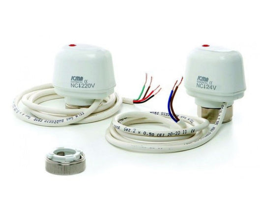 ICMA TERMOEL. MOTOR, ON-OFF, 230V, M28X1,5, ZÁRT, ART983