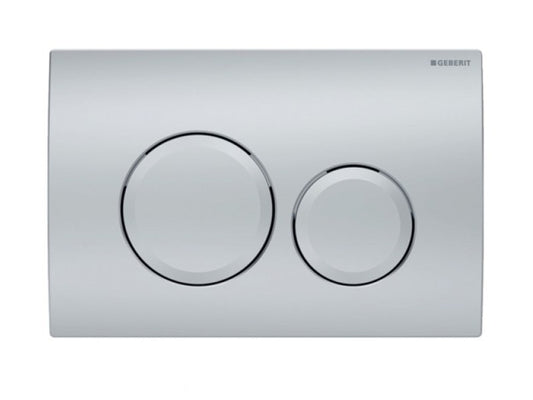 GEBERIT NYOMÓLAP DELTA 20 MATT KRÓM BASIC 2 MENNYISÉGES