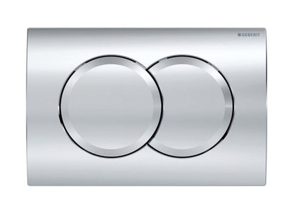 GEBERIT NYOMÓLAP DELTA 01 FÉNYES KRÓM BASIC 2 MENNYISÉGES