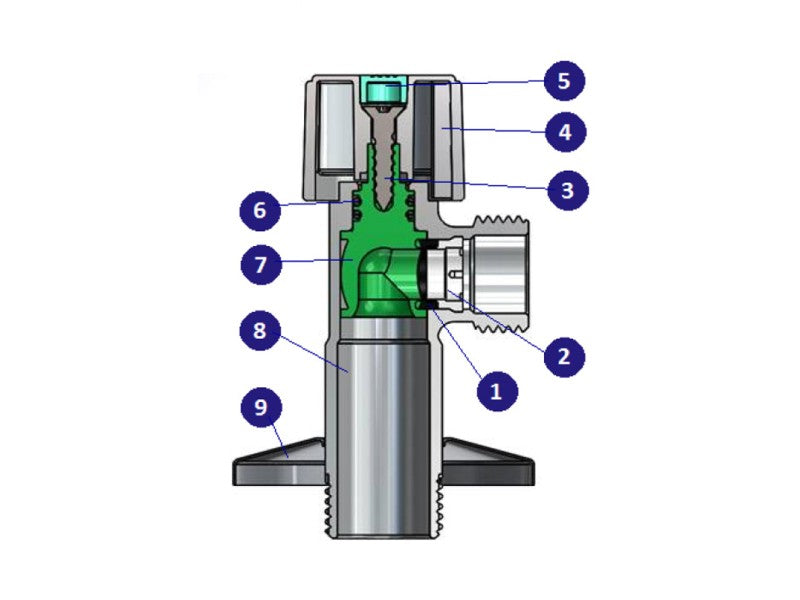 1/2"-1/2" SAROKCSAP ARCO A-80 VITAQ SYSTEM NAGY ÁTFOLYÁSÚ VÍZKŐMENTES     50#