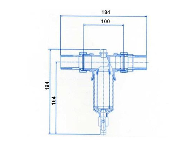 BWT PROTECTOR MINI 1" C/R KÉZI VISSZAÖBLÍTHETŐ SZŰRŐ,LEMOSHATÓ BETÉTES VÍZSZŰRŐ