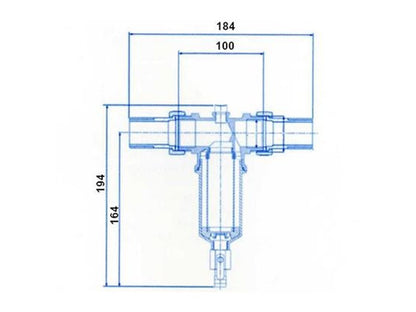 BWT PROTECTOR MINI 1" C/R KÉZI VISSZAÖBLÍTHETŐ SZŰRŐ,LEMOSHATÓ BETÉTES VÍZSZŰRŐ