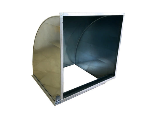Légcsatorna könyök MASTER (45°, 650x650mm, R=150mm)