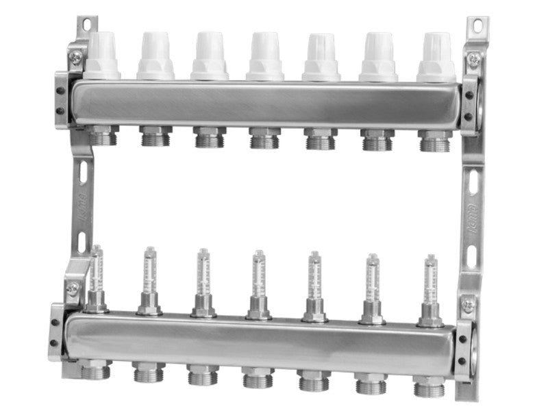 FOCUS FLOW OSZTÓ-GYŰJTŐ 7 KÖR, ÁRAMLÁSMÉRŐVEL, INOX M28