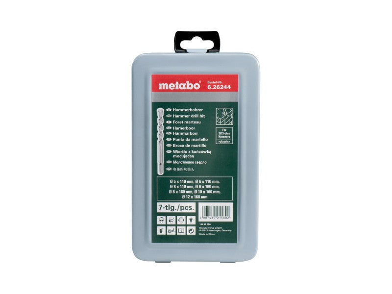 METABO FÚRÓSZÁR KÉSZLET, SDS-PLUS CLASSIC, 7 RÉSZES