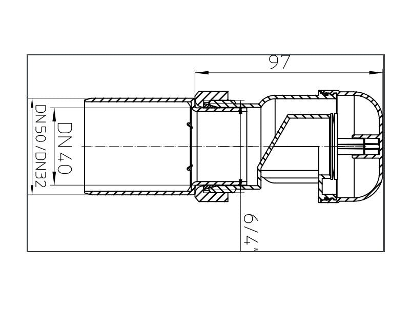 HL 904 LÉGBESZIVÓ SZELEP DN40