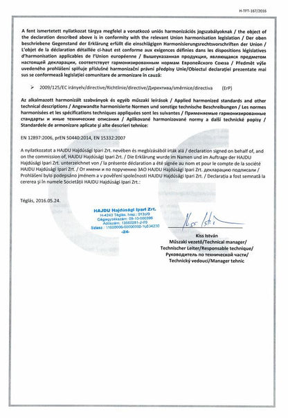 HAJDU AQ STA300C TÁROLÓ 1 HŐCSERÉLŐ
