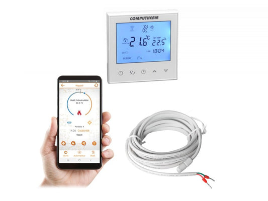 COMPUTHERM E280 WI-FI TERMOSZTÁT - RADIÁTOR PADLÓFŰTÉS