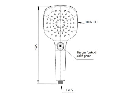 REMER ZUHANYFEJ 318CP 4 FUNKCIÓS