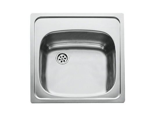 STROHM TEKA 1-MED. MOSOGATÓ E-MODELL 465.465 1B 465X465MM - INOX, MATT