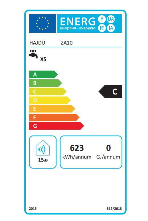 HAJDU ZA-10 VÍZMELEGÍTŐ 10L ALSÓS - ZÁRT RENDSZERŰ 2111211711