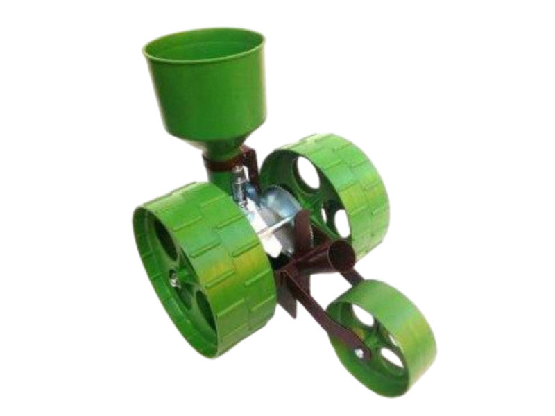 R2 mini farmer rezgőnyelves vetőgép (dupla kerekes, nyél nélkül)