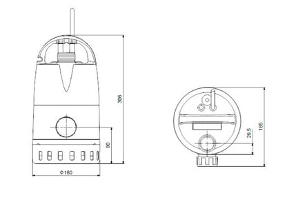 GRUNDFOS UNILIFT CC5 VÍZT.SZIV ÚSZÓKAPCS.NÉLKÜL