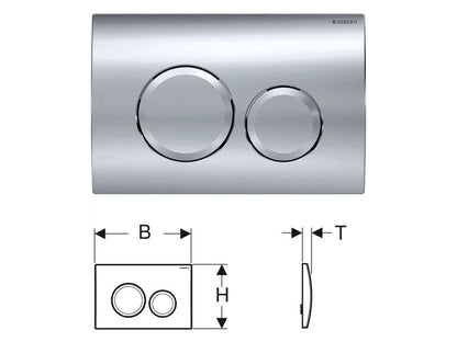 GEBERIT DUOFIX BASIC SZERELŐELEM KÉSZLET, DELTA20 NYOMÓLAP, SELNOVA SQUARE FALI WC-VEL, ÜLŐKÉVEL