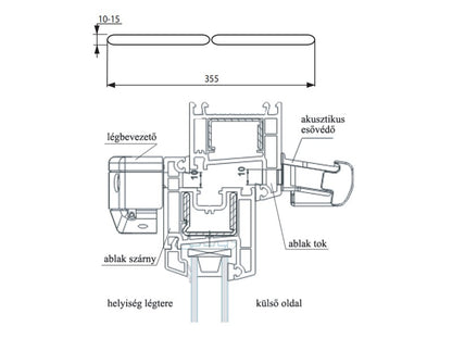 AERECO AEA 731 STANDARD ESŐVÉDŐ + ROVARRÁCS FEHÉR