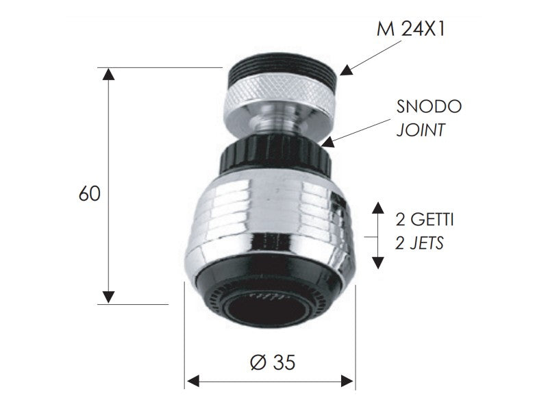 REMER MOSDÓ PERLÁTOR FORGATHATÓ, 22X1 BM - 24X1 KM