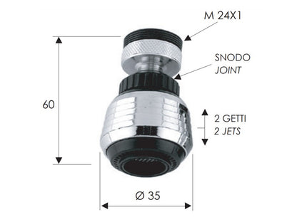 REMER MOSDÓ PERLÁTOR FORGATHATÓ, 22X1 BM - 24X1 KM