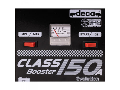 DECA CLASS BOOSTER150A akkumulátor indító-töltő (bikázás 135A, 12V, 18A, max. 200 Ah)