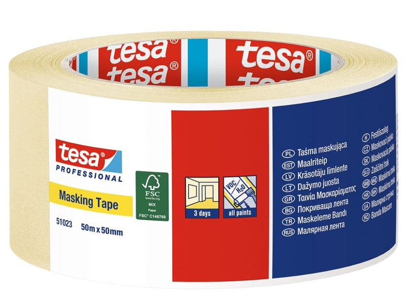 TESA FESTŐSZALAG ECONOMY 60C-IG HŐÁLLÓ 50M : 50MM