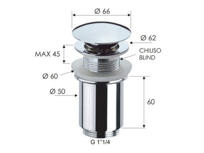 REMER AUTOMATA LEERESZTŐ SZELEP TÚLFOLYÓ NÉLKÜL 904 CLICK-CLACK