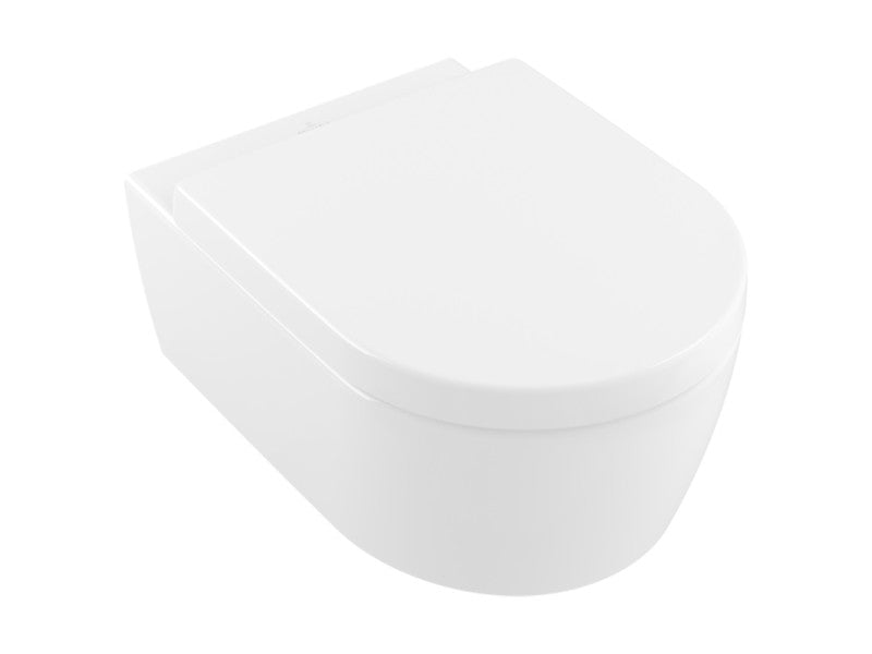 VILLEROY & BOCH AVENTO FALI WC, PEREM NÉLKÜLI, KOMBIPACK, 9M77C1 LASSÚ ZÁRÓDÁSÚ WC-ÜLŐKÉVEL