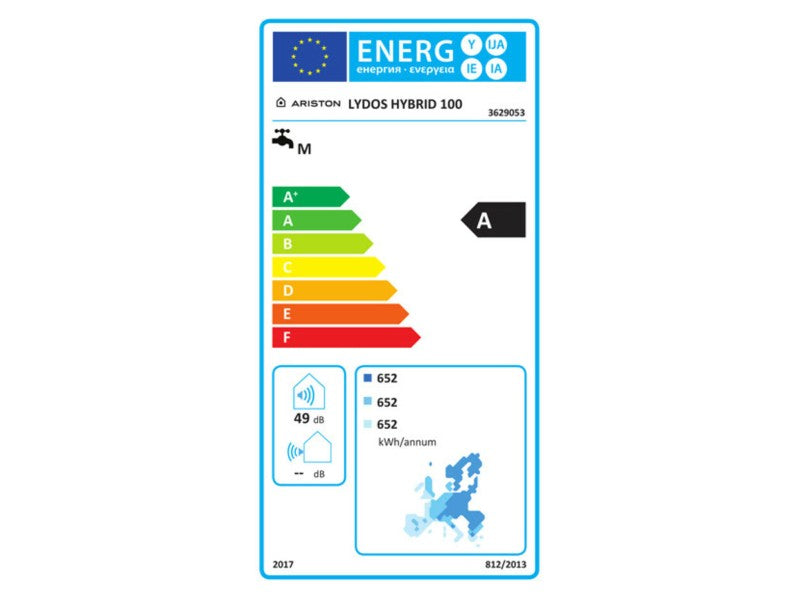 ARISTON LYDOS HYBRID 100 LITERES, HŐSZIVATTYÚS VILLANYBOJLER