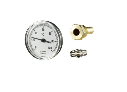 HŐMÉRŐ KÖR 120°C 5CM BENYÚLÁSSAL 63MM ALSÓS CEWAL