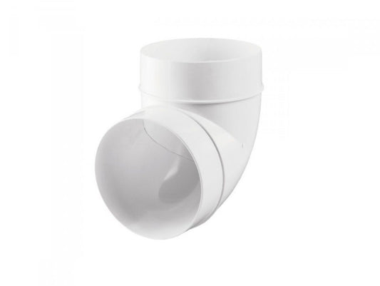 VENTS PVC 100/90° KÖNYÖK FEHÉR