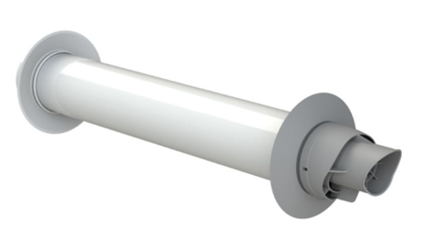 TRICOX PPS/ALU 80/125MM PARAPET - 2 DB TAKARÓ LEMEZZEL