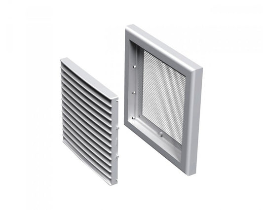 VENTS SZELLŐZŐRÁCS MV100S SZÖGLETES, HÁLÓVAL