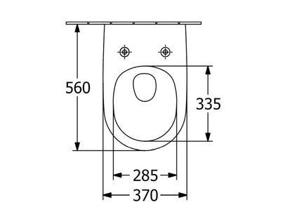 VILLEROY & BOCH VENTICELLO FALI WC KOMBIPACK SLIMSEAT SC/QR ÜLŐKÉVEL