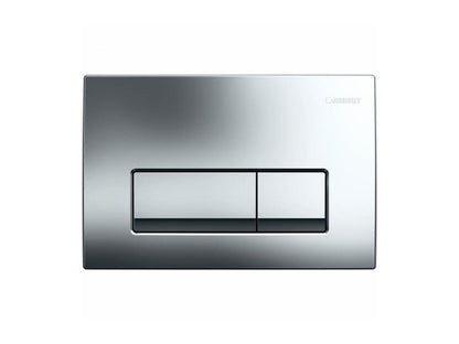 GEBERIT NYOMÓLAP DELTA 51 FÉNYES KRÓM BASIC !!