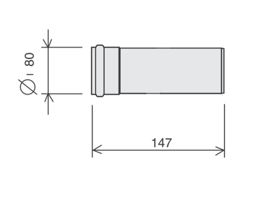 AKCIÓS BERETTA FÜSTGÁZ ELVEZETŐ 147MM ALU/ALU !!