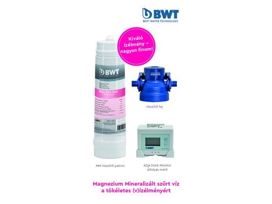 BWT WODA-PURE MM VÍZSZŰRŐ CSOMAG (MM FEJ, M VÍZSZŰRŐ, ÁTFOLYÓS MÉRŐ)
