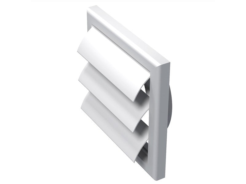 VENTS SZELLŐZŐRÁCS MV100VJ ABS GRAVITÁCIÓS, FEHÉR