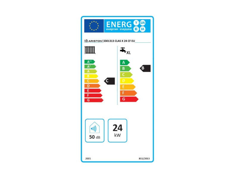 ARISTON  CLAS X 24 CF EU KÉMÉNYBE KÖTHETŐ KOMBI KAZÁN LOW NOX