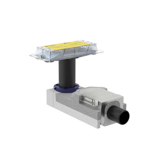 GEBERIT CLEANLINE ZUHANYFOLYÓKA BEÉPÍTŐ ALAPKÉSZLET  90MM