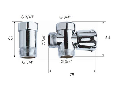 MOSÓGÉPCSAP FALI CSAPTELEPHEZ FIX IMP. REMER