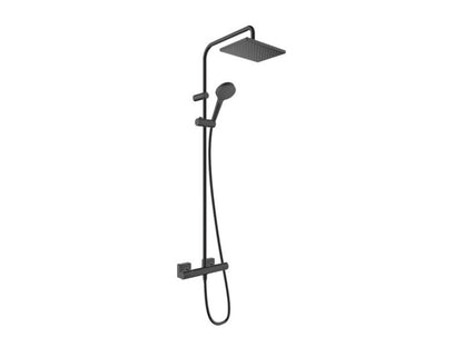 HANSGROHE VERNIS SHAPE SHOWERPIPE 230, 1 JET, TERMOSZTÁTTAL, MATT FEKETE